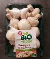 Raw button mushrooms