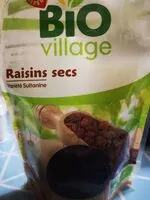 Amount of sugar in Raisins secs-bio village