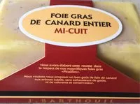 Amount of sugar in Foie Gras de Canard Entier Mi-cuit