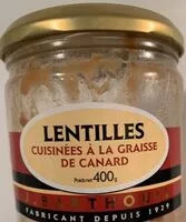 Amount of sugar in Lentilles cuisinées à la graisse de canard