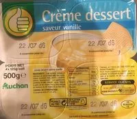Amount of sugar in Crème dessert saveur vanille