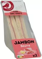 Amount of sugar in ClubJambon beurreSans croûte