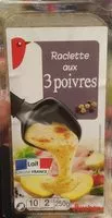 Amount of sugar in Raclette aux 3 poivres