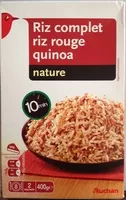 Amount of sugar in Riz complet, riz rouge, quinoa