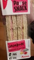 Amount of sugar in Jambon beurre