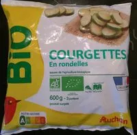 Amount of sugar in Courgettes en rondelles issues de l'agriculture biologique