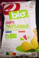 Amount of sugar in Auchan BIO Chips paysanne