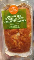 Amount of sugar in Cake aux noix de saint-jacques et aux petits légumesde