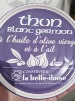 Amount of sugar in Thon blanc germon huile d olive ail