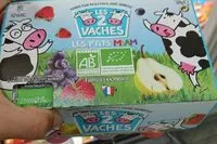 Amount of sugar in LES 2 VACHES P'TIT MIAM FRUITS 50GX12