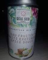 Amount of sugar in Eau fruitée fruits exotiques/ épice douce