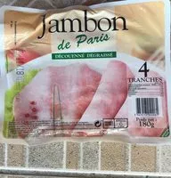 Amount of sugar in Jambon de Paris