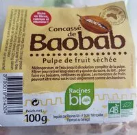 Amount of sugar in Concassé de baobab