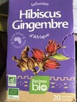 Amount of sugar in INFUSION HIBISCUS GINGEMBRE D\'AFRIQUE