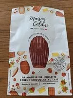 Amount of sugar in Madeleine noisette coque chocolat au lait