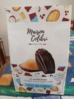 Amount of sugar in La madeleine coque chocolat noir Noix de coco
