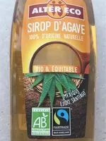 Amount of sugar in Sirop d'agave