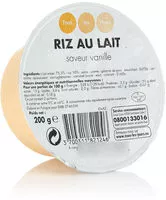 Amount of sugar in Riz au lait saveur vanille Au lait entier