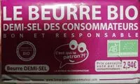 Amount of sugar in Beurre Bio demi-sel