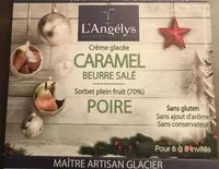 Amount of sugar in Bûche glacée caramel poire L'ANGELYS