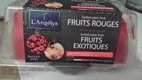 Amount of sugar in Sorbet fruit rouge