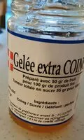 Amount of sugar in Gelée extra COING