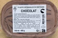 Amount of sugar in Glace au chocolat