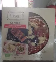 Amount of sugar in La pizza Jambon, champignons, parmesan