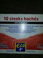 Amount of sugar in Steaks hachés