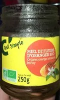 Amount of sugar in miel de fleurs d'oranger bio