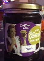 Amount of sugar in Confiture extra cassis