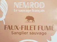 Amount of sugar in Faux-filet fumé sanglier sauvage