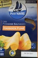 Amount of sugar in Les poissons sauvages Haddock Fumé