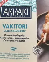 Amount of sugar in Yakitori sauce soja sucrée