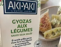 Amount of sugar in Gyozas aux legumes
