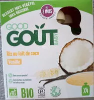 Amount of sugar in Riz au lait de coco - Vanille