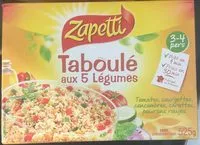 Amount of sugar in Taboulé aux 5 legumes