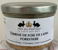 Amount of sugar in Terrine de foie de lapin forestiere