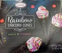 Amount of sugar in Rainbow unicorn cônes