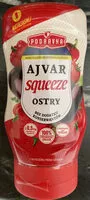 Amount of sugar in Ajvar squeeze ostry