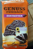 Amount of sugar in Brandt Genuss-Zwieback Zartbitter