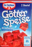 Amount of sugar in Götterspeise Himbeer Geschmack