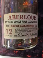 Amount of sugar in Aberlour Speyside Single Malt Whisky