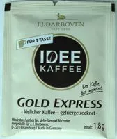 Amount of sugar in Idee Kaffee Gold Express