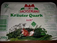 Amount of sugar in Kräuter Quark leicht Sachsenland