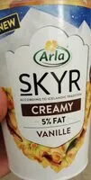 Amount of sugar in Skyr creamy vanille