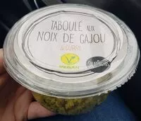Amount of sugar in Taboulé aux noix de cajou et curry