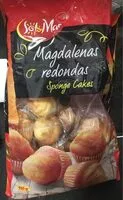 Amount of sugar in Magdalenas redondas