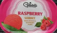 Amount of sugar in Raspberry sorbet