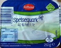 Amount of sugar in Speisequark 40 % Fett i. Tr.